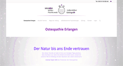 Desktop Screenshot of osteopathie-erlangen.com